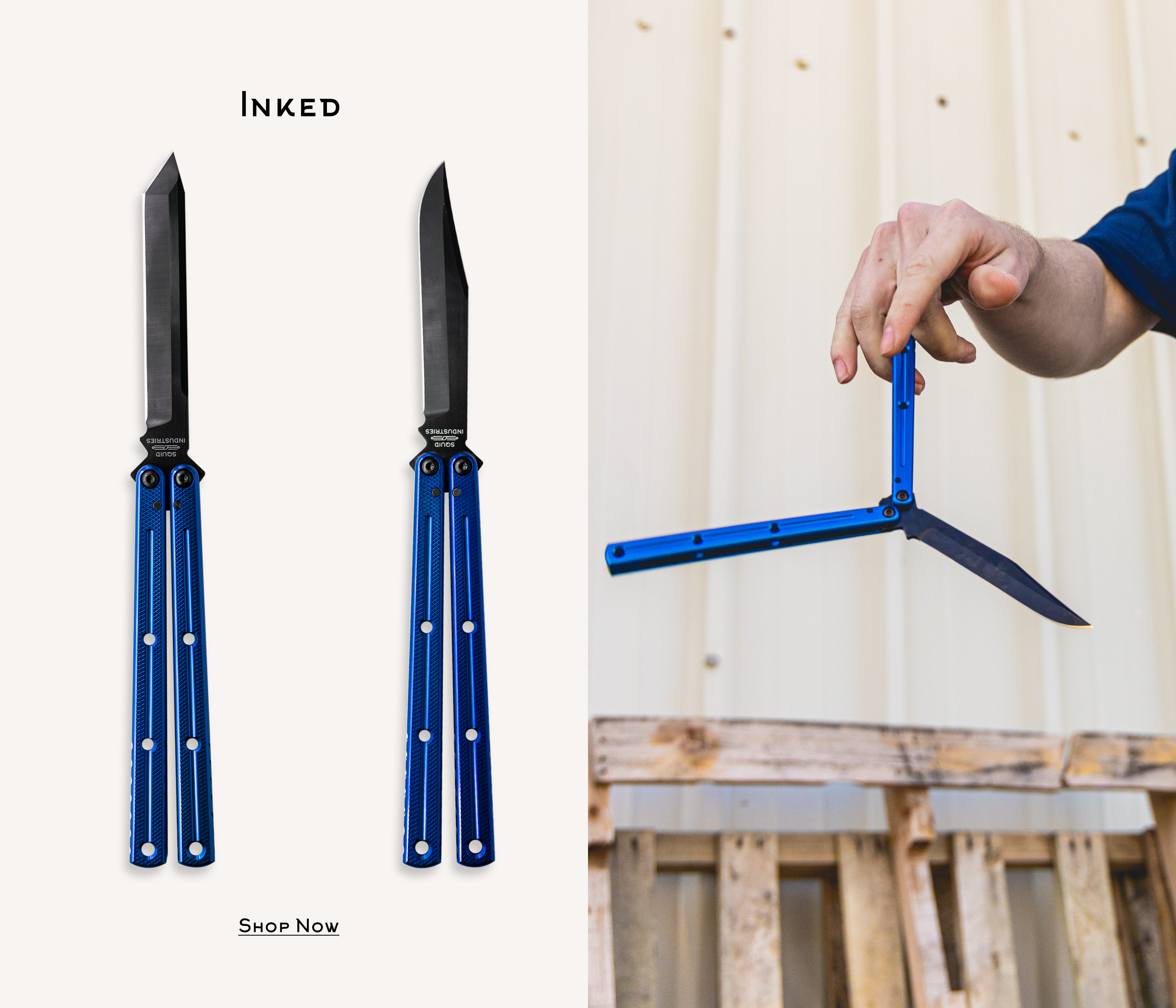 🔵 Blue Krake Raken LIVE BLADES AVAILABLE NOW on Blade HQ! 🔵 Squid