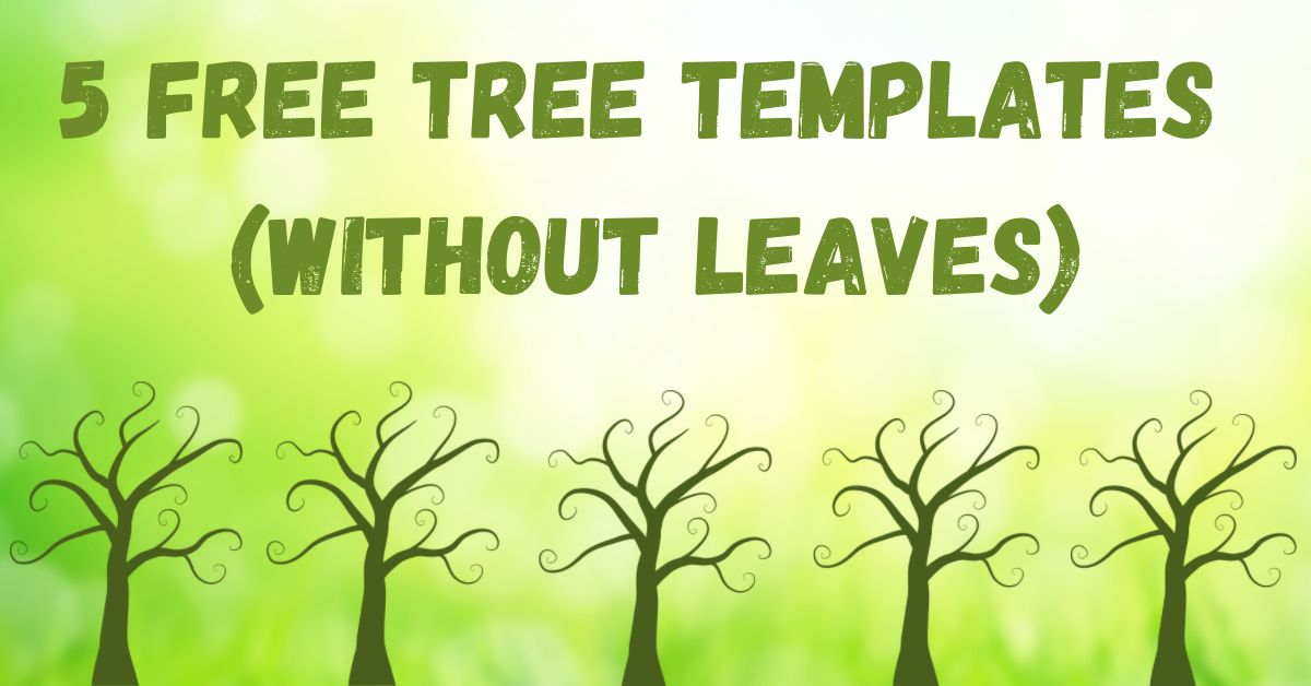 tree template without leaves 5 free printables artsydee drawing painting craft creativity