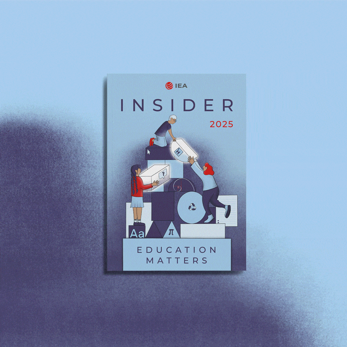 A gif showcasing some of the IEA Insider spreads from 2025.