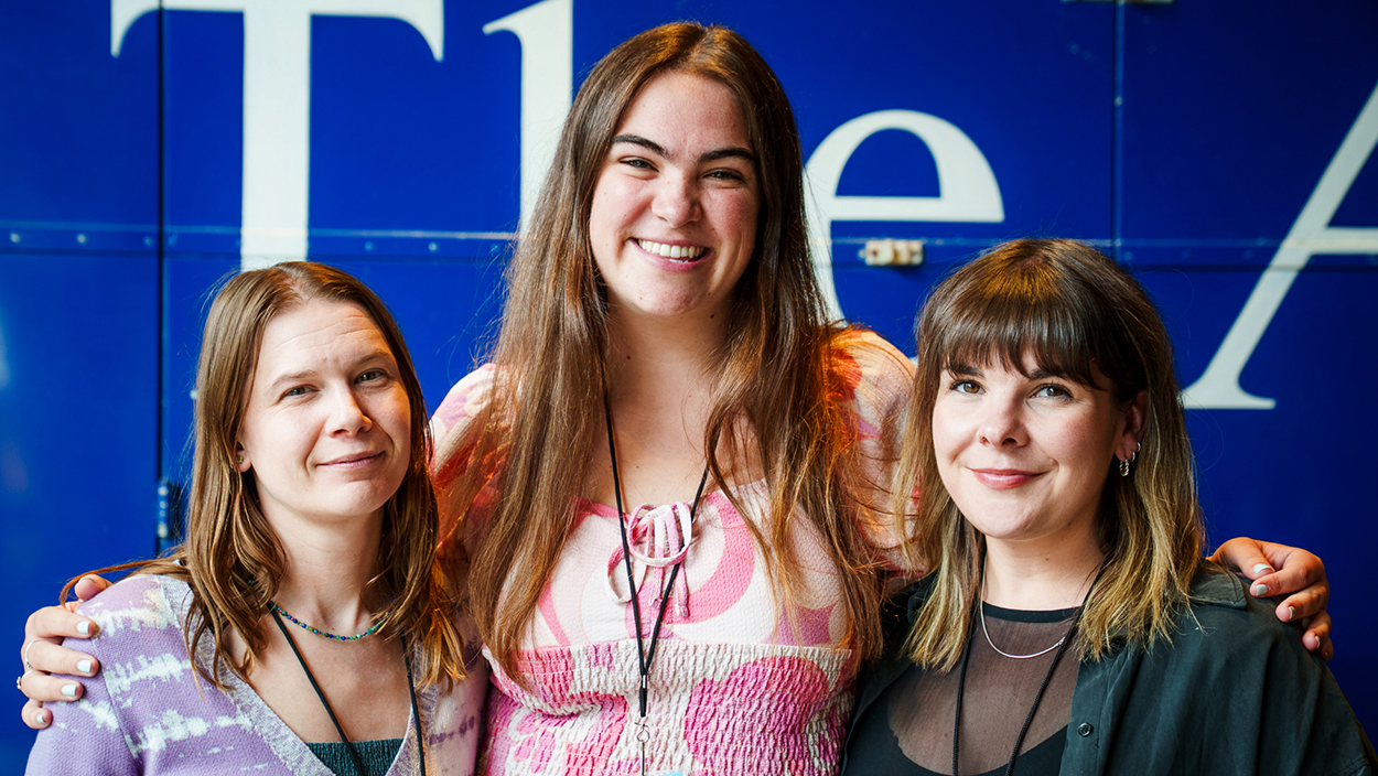 producers Malgola Gulczynska and Natalie Roe and our Artist Development Manager Freya Dooley