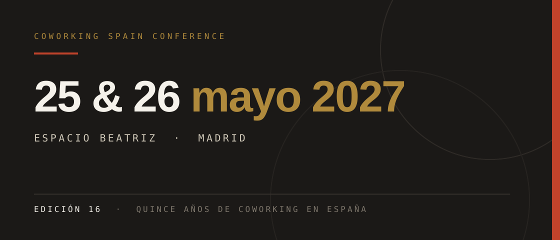Coworking Spain Conference