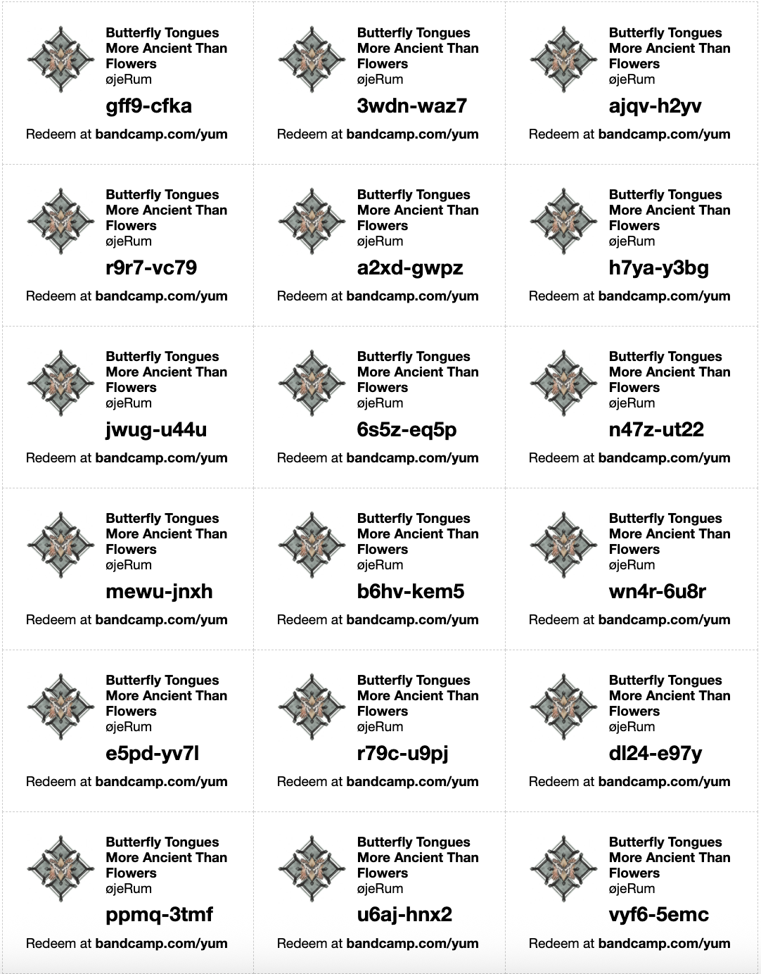 ojeRum download codes