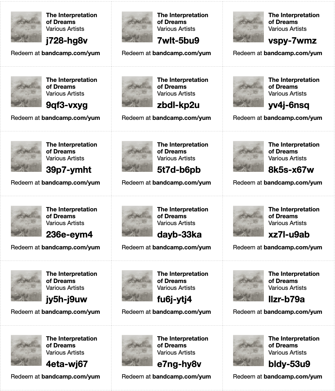 The Interpretation of Dreams -  download codes