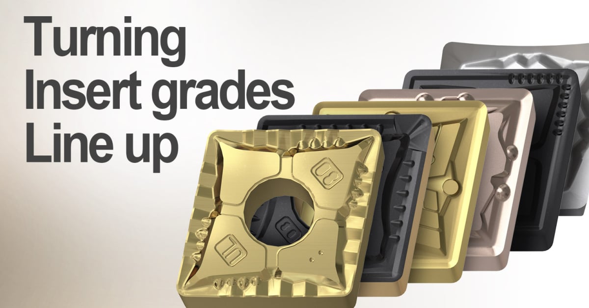 Introducing YG1’s optimized turning insert grades line up