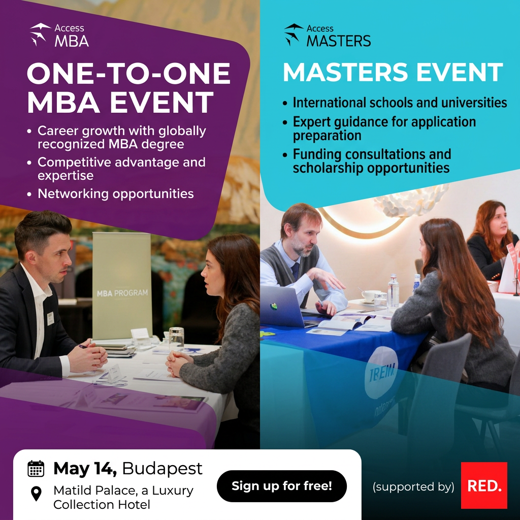 RED. Recruitment to Support Access Masters and Access MBA Events in Budapest