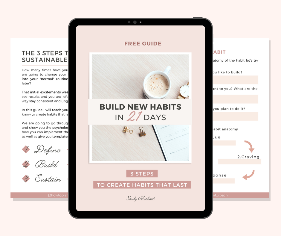 Free Guide: Build New Habits in 21 Days
