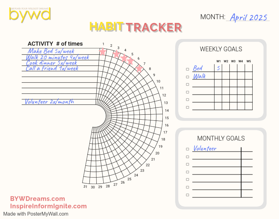 [PLANNING] Activity Track Your Way to Success with a Habit Tracker✅