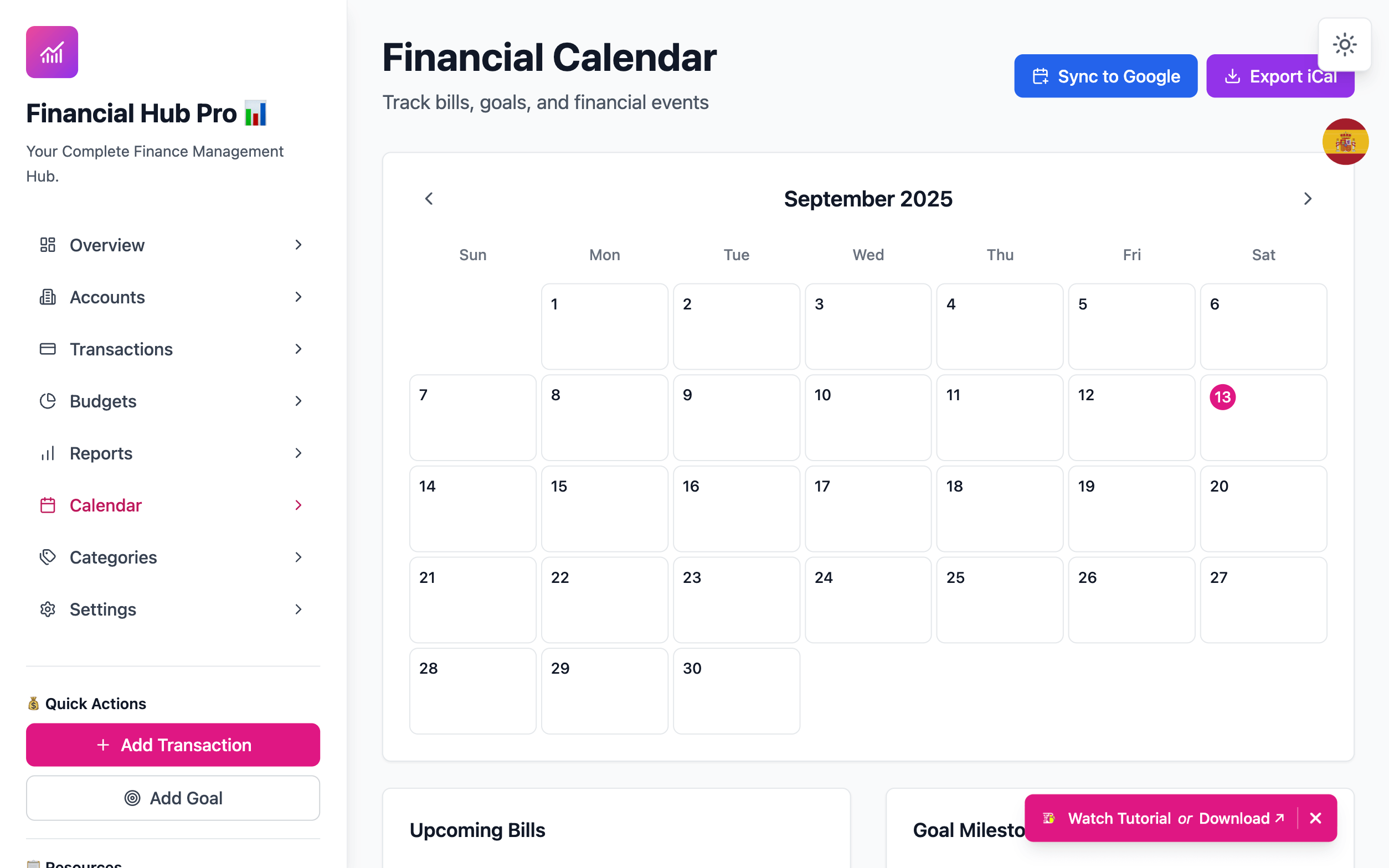 Calendar