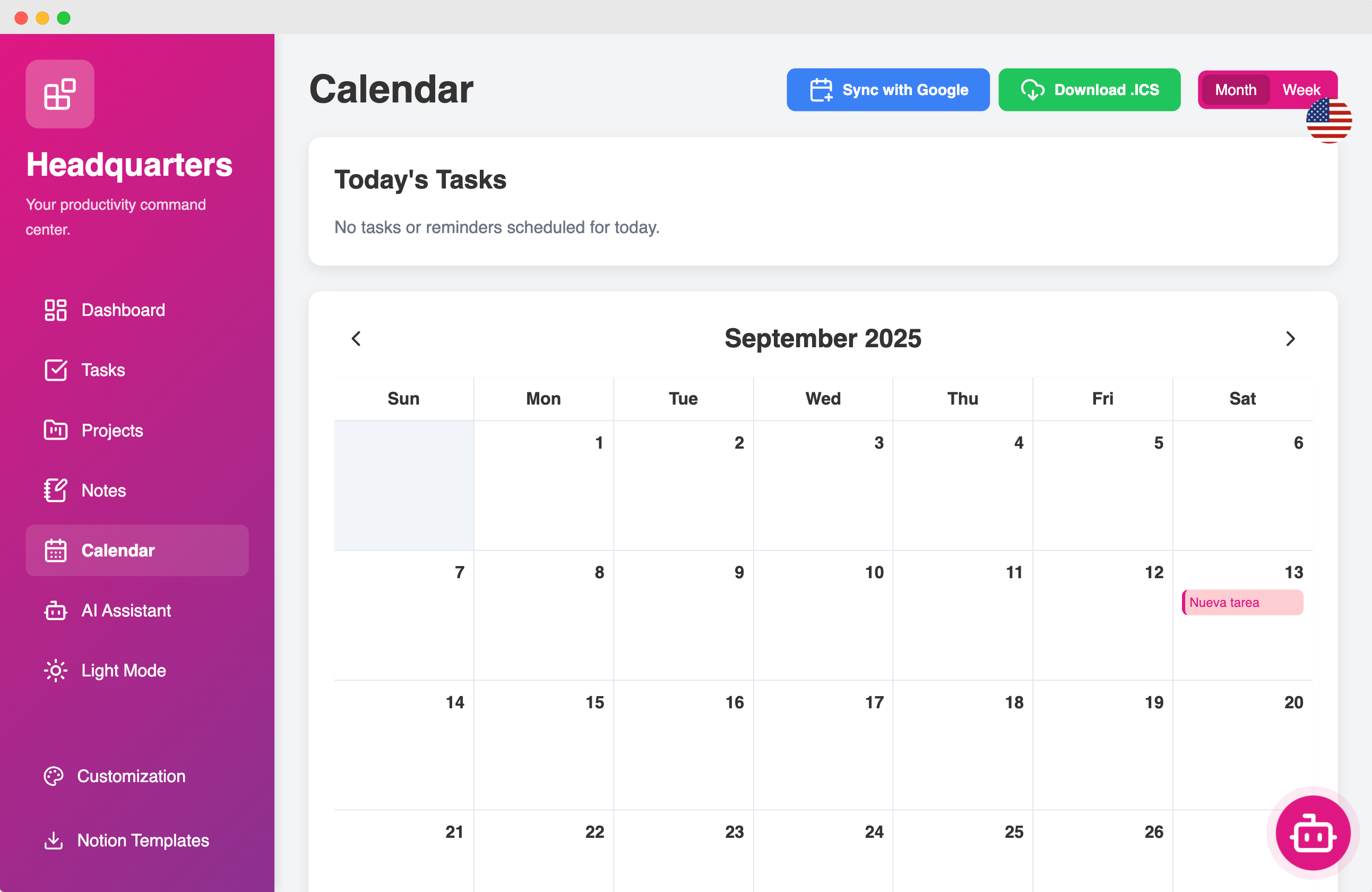 Calendar