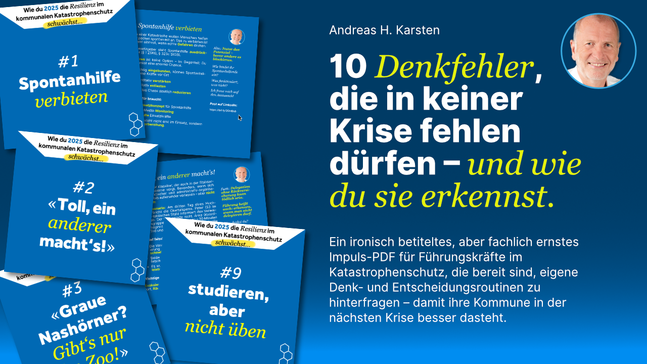 Resilienz im KatS argumentieren: was wirklich hilft, wenn Budgets knapp sind.