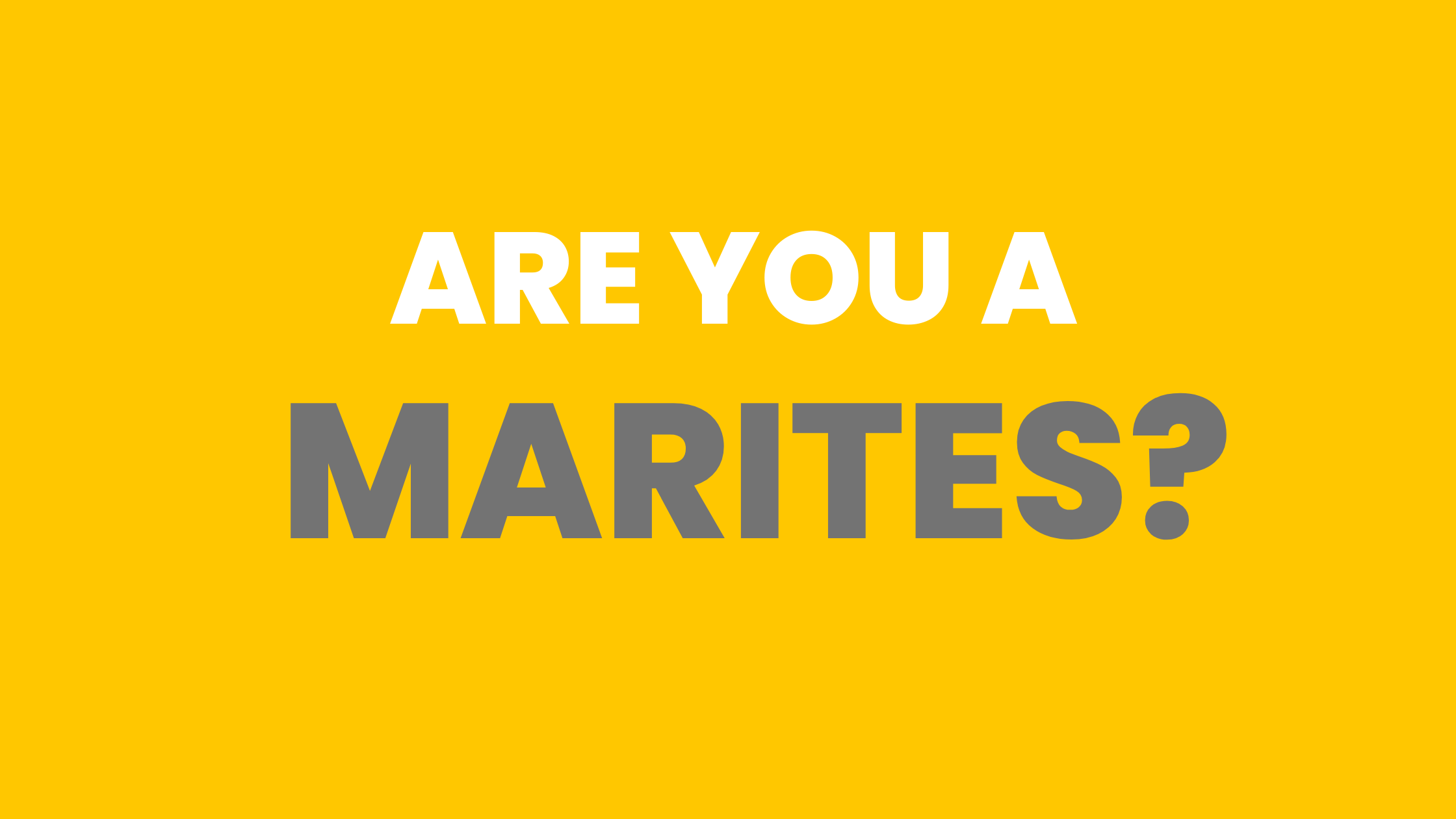 Are you a marites?