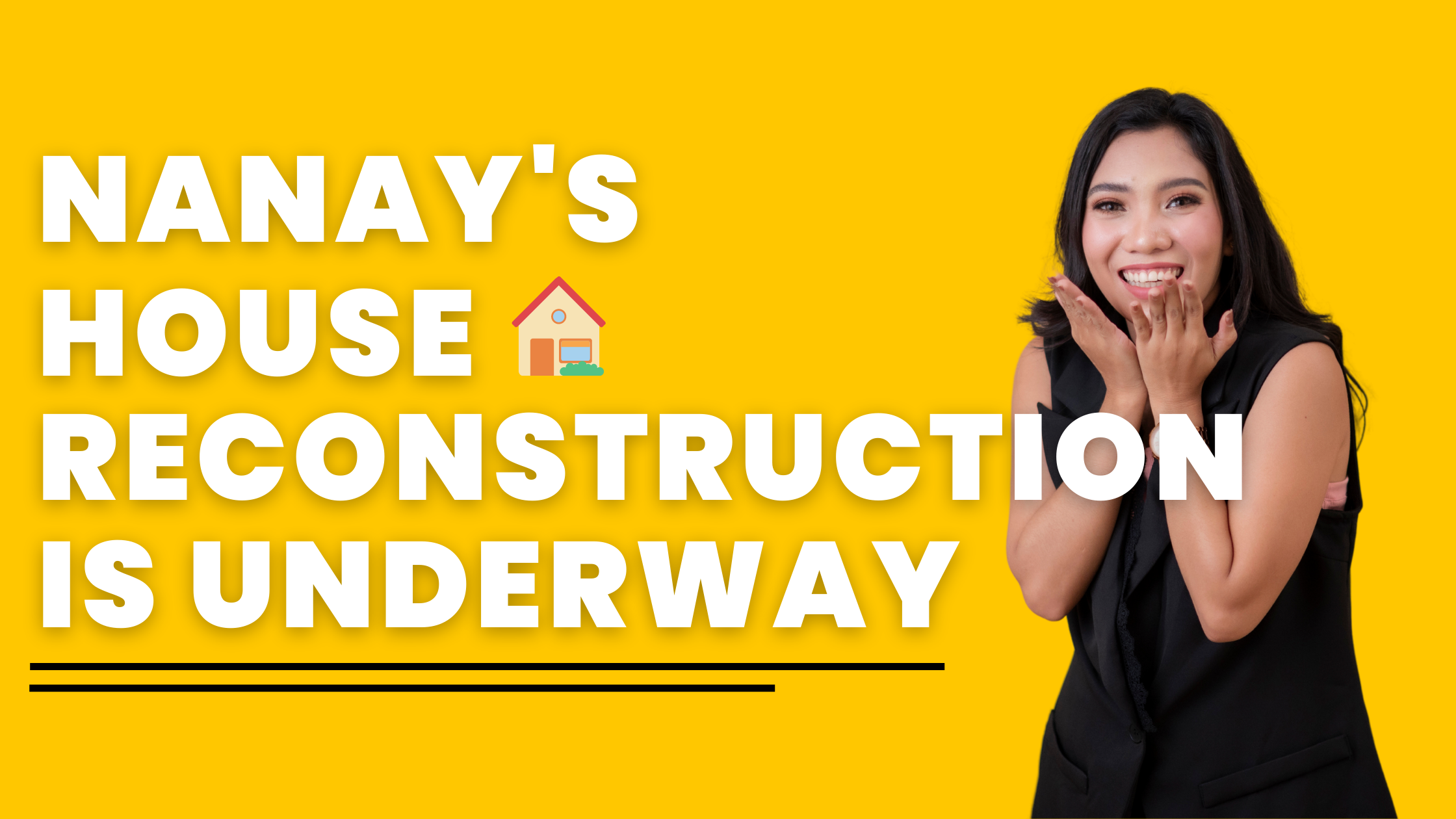 Nanay’s house reconstruction is underway!