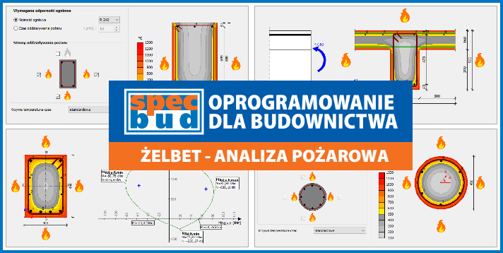 SPECBUD - Kalkulator Konstrukcji Żelbetowych EN + Analiza Pożarowa