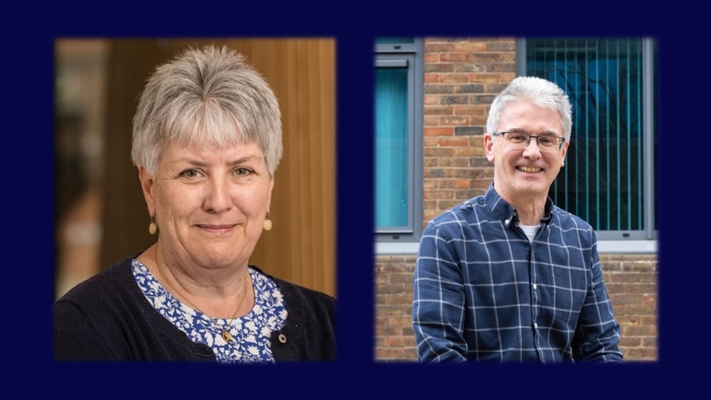 Professor Diane Butler and Professor Carlton Wood