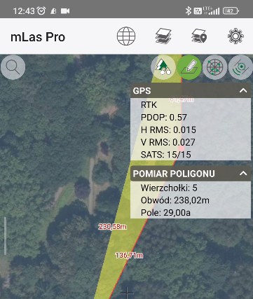 HI-TARGET Qbox20 GNSS (APOGEO) mLas Inżynier , Leśnik plus, Mapa plus