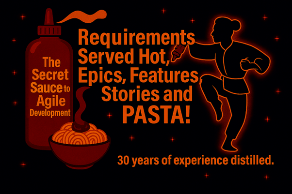 Blog 2, Requirements Served Hot, Epics, Features, Stories and PASTA!