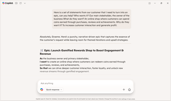 Ultra-smart AIs can be used to help nail that story text.