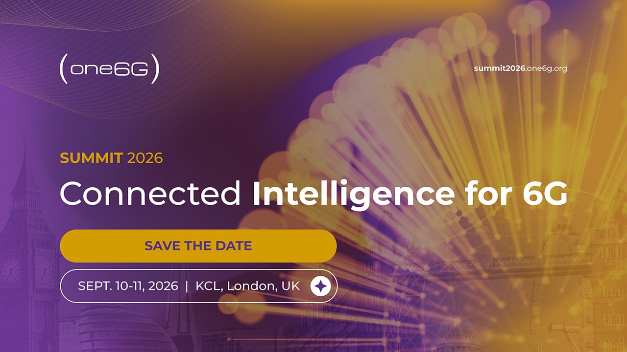 one6G Summit 2026: Connected Intelligence for 6G