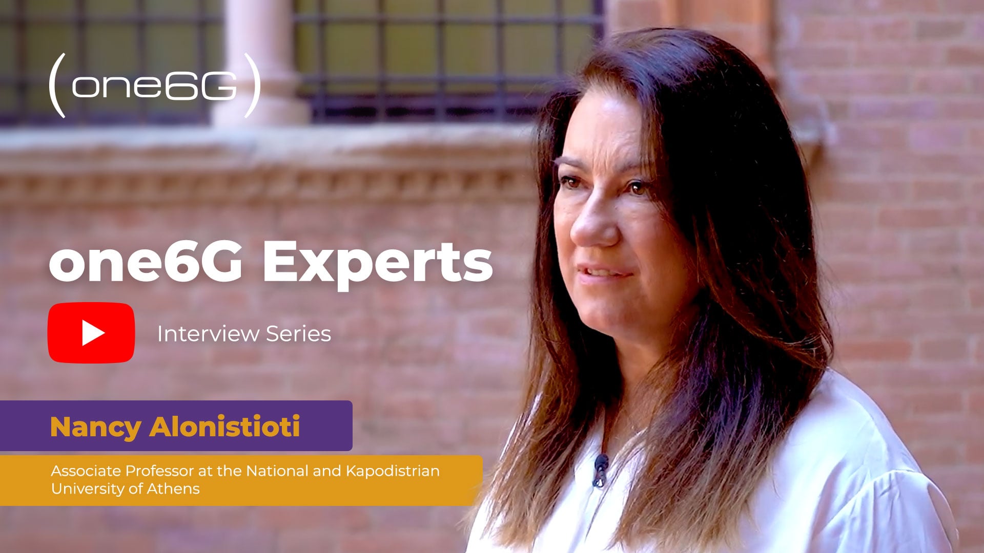 one6G Experts - Interview Series - Nancy Alonistioti