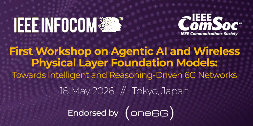 1st Workshop on Agentic AI and Wireless Physical Layer Foundation Models