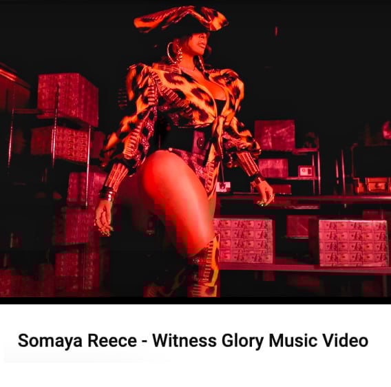 Witness Glory music video still featuring Somaya Reece