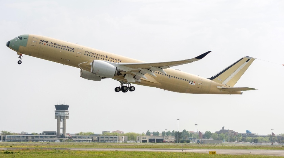 Ultra Long Range A350 XWB Completes First Flight