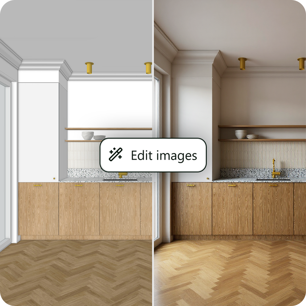 Zamień proste widoki w fotorealistyczne wizualizacje bez renderingu