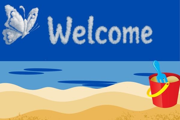 image of a typewriter with makefibrofisible typed on it and a butterfly logo