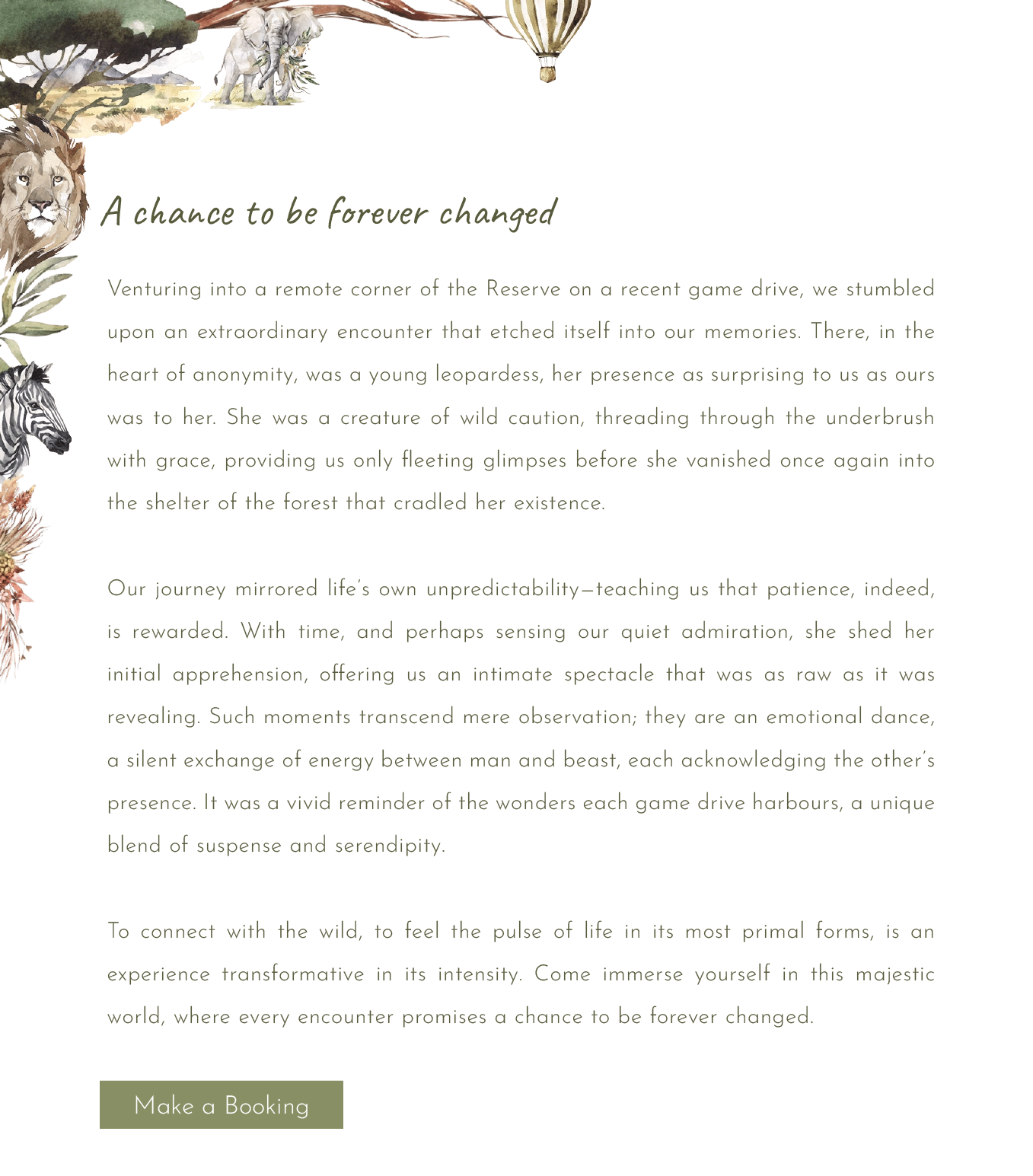 Make a booking at Ishara