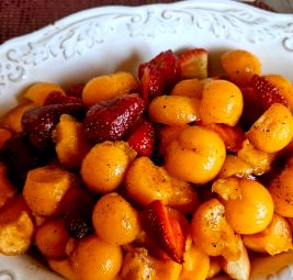 Cantaloupe Strawberry Salad