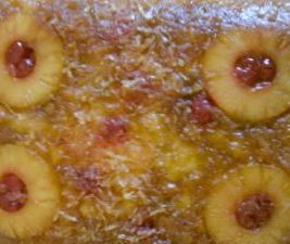Coconut Pineapple Upside Down Cake