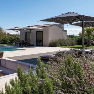 "DUAL" Double Canopy Parasol