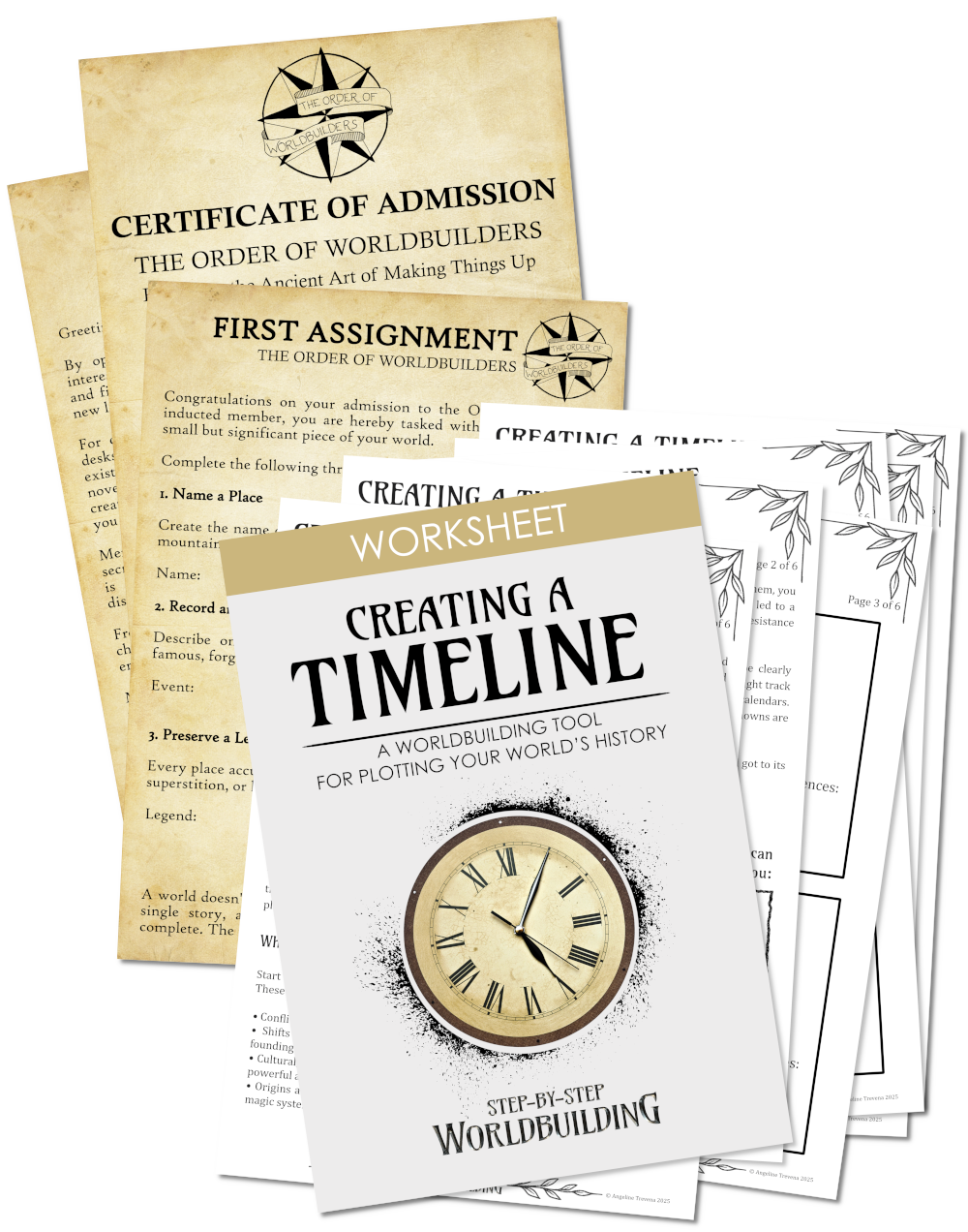 The Order of Worldbuilders Welcome Pack