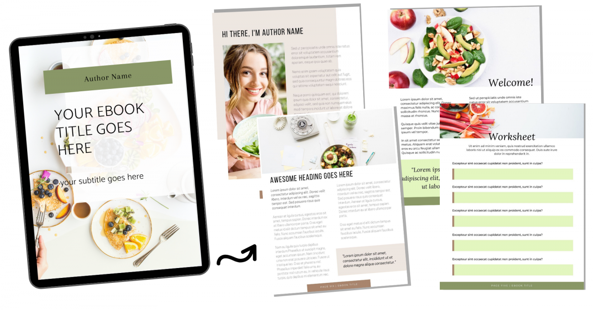 Free Downloadable Ebook Templates Canva