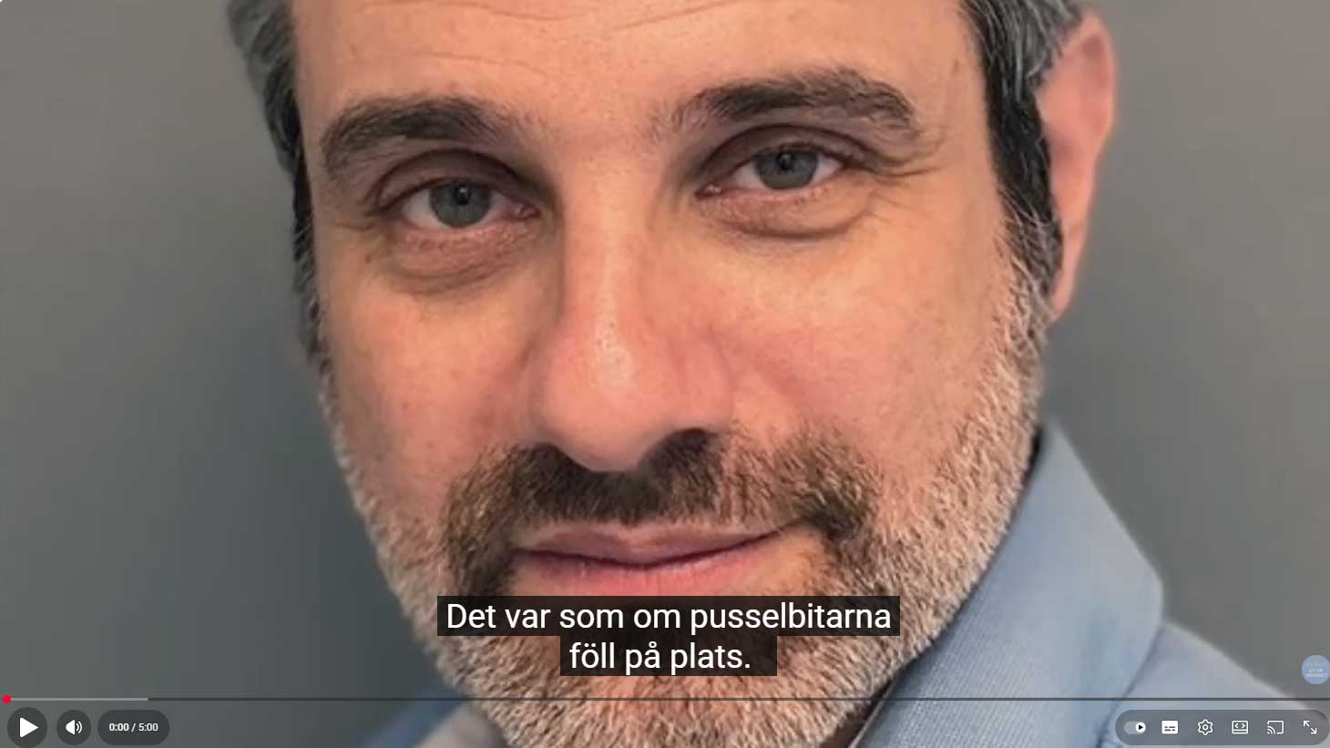 ”Det känns nästan overkligt att få må så här bra.