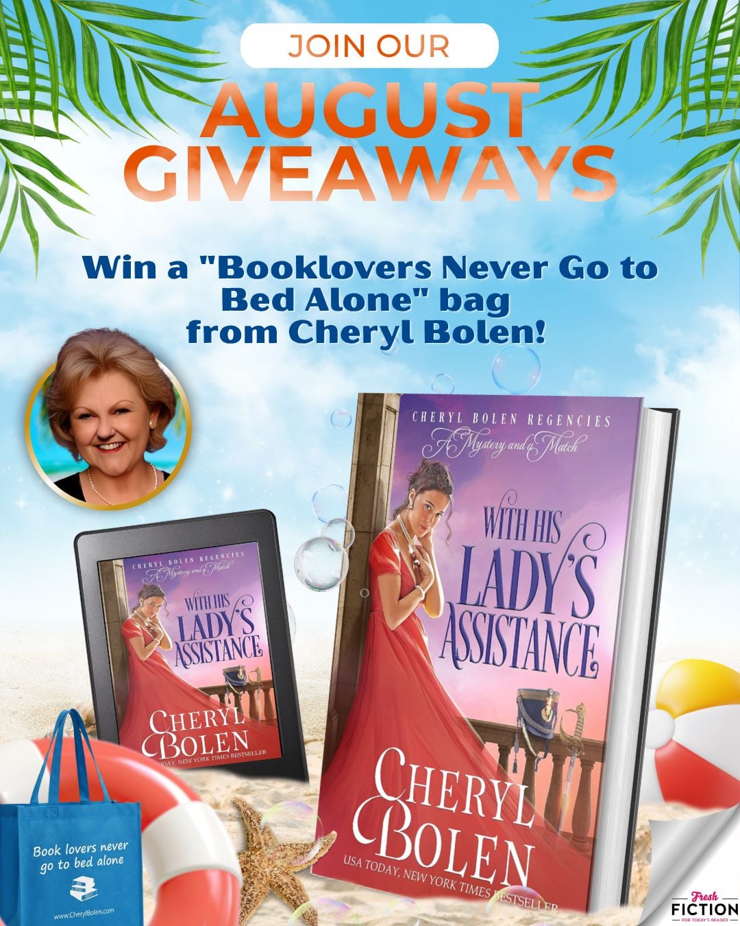 Discover WITH HIS LADY'S ASSISTANCE + Booklover's Gift – Cheryl Bolen