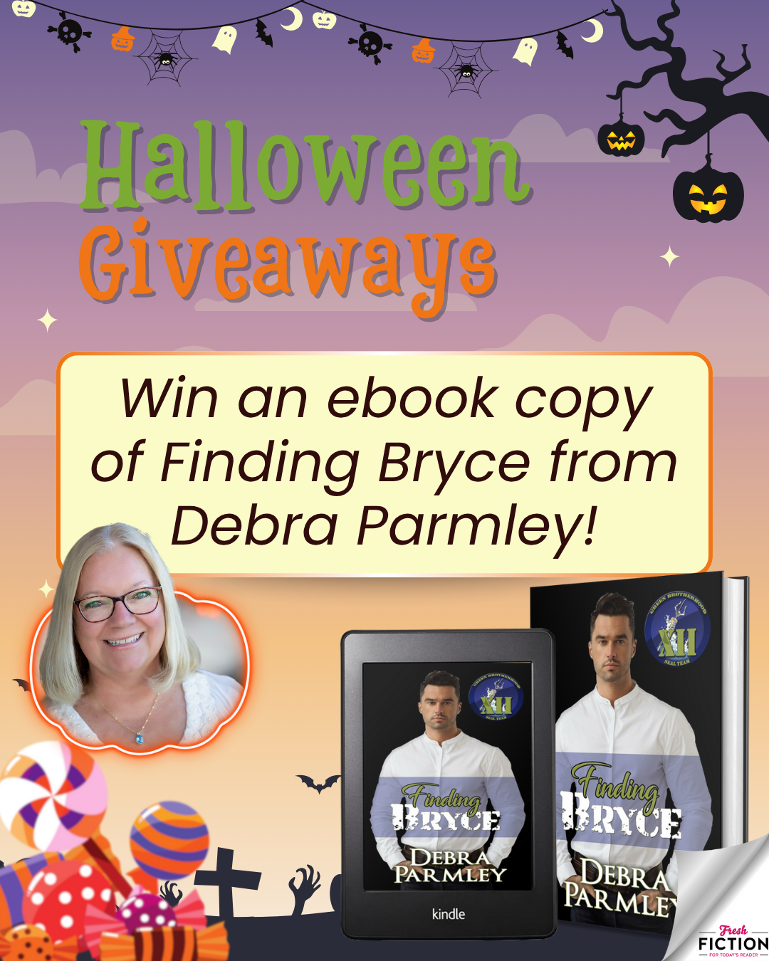 Masked Desire Turns Deadly! Win FINDING BRYCE by Debra Parmley