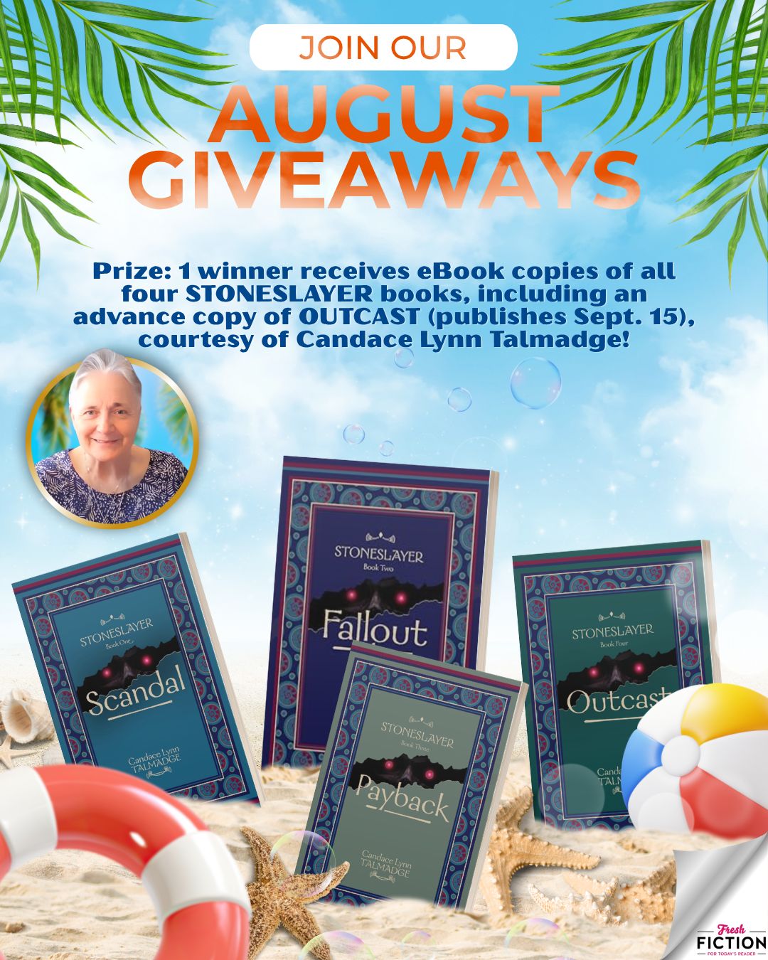 STONESLAYER: OUTCAST + Win the Complete 4 eBook Series – Candace Lynn Talmadge!