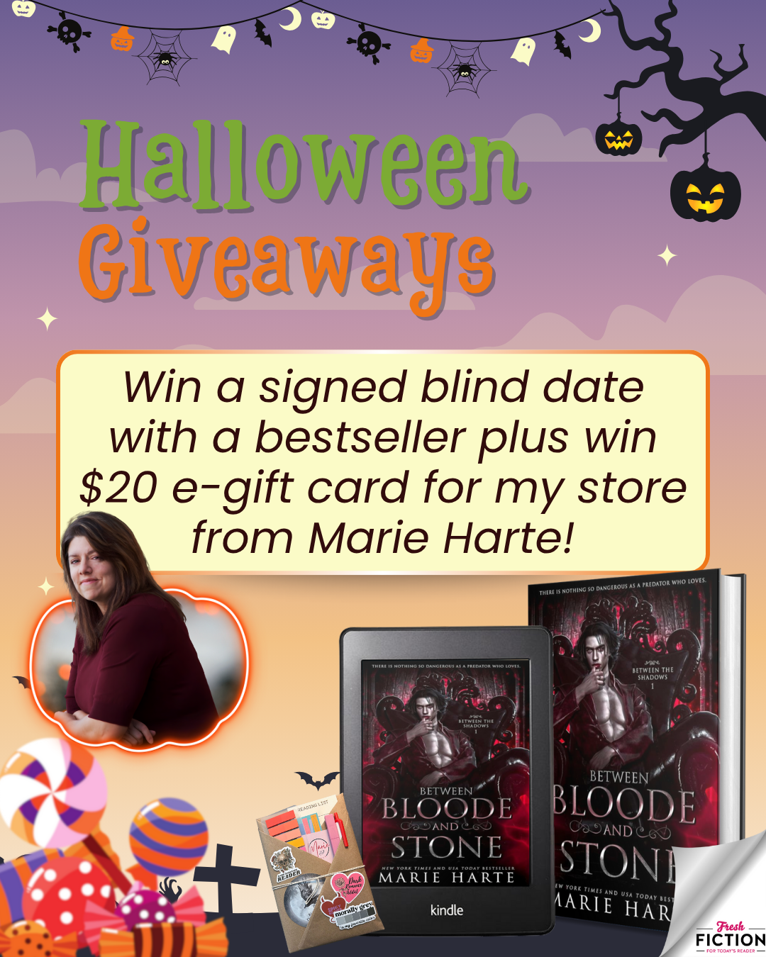 Blood, Lust & Love! Win BETWEEN BLOODE AND STONE by Marie Harte