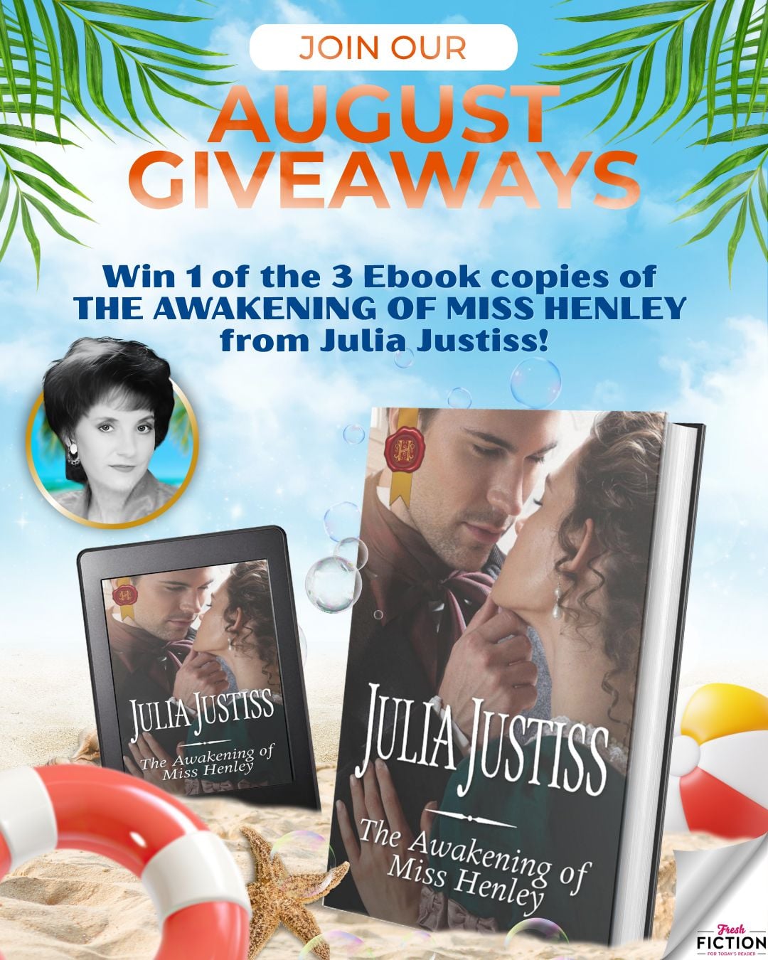 Discover THE AWAKENING OF MISS HENLEY & Win 1 of 3 eBooks – Julia Justiss