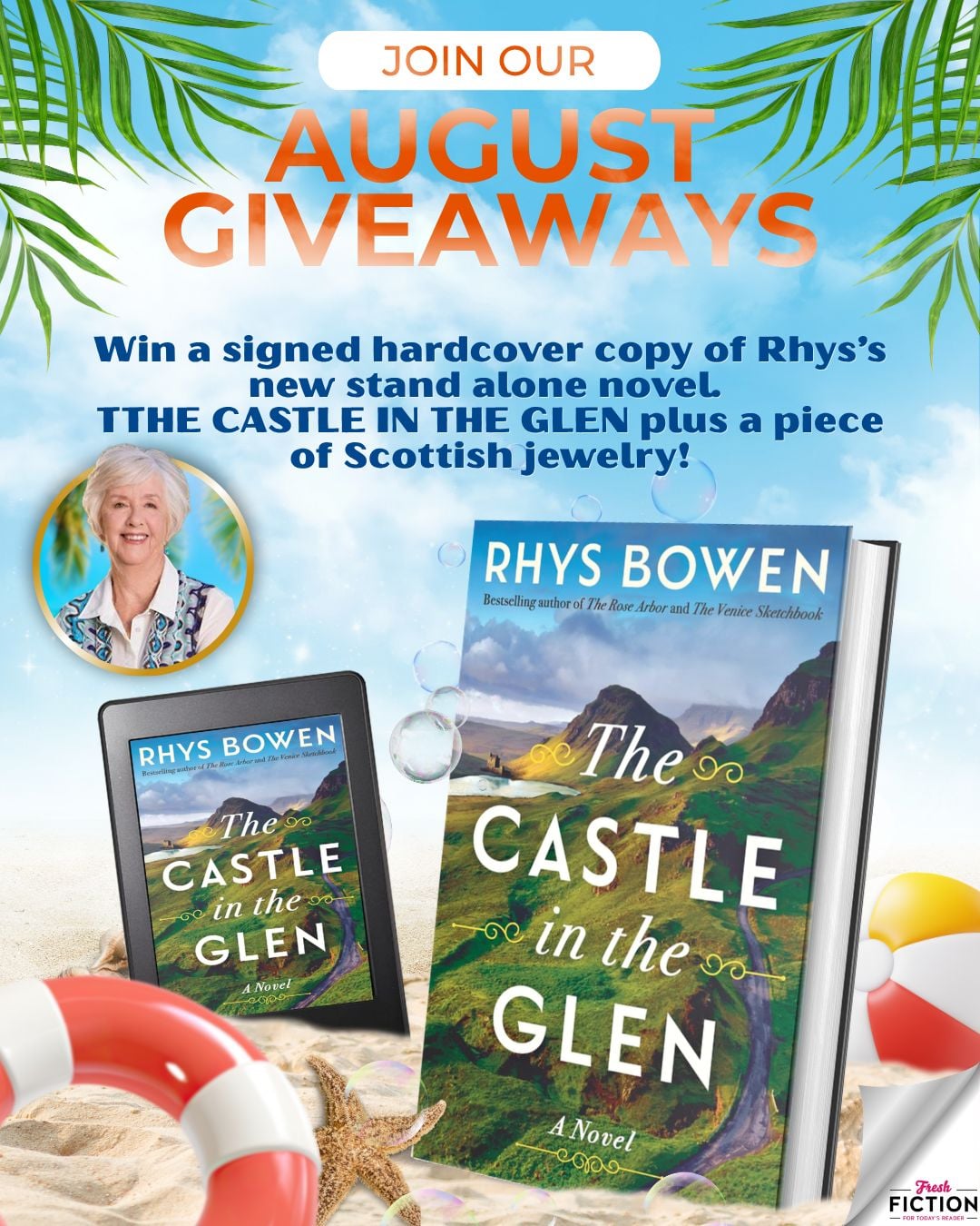 THE CASTLE IN THE GLEN + Win a Signed Hardcover & Scottish Jewelry – Rhys Bowen
