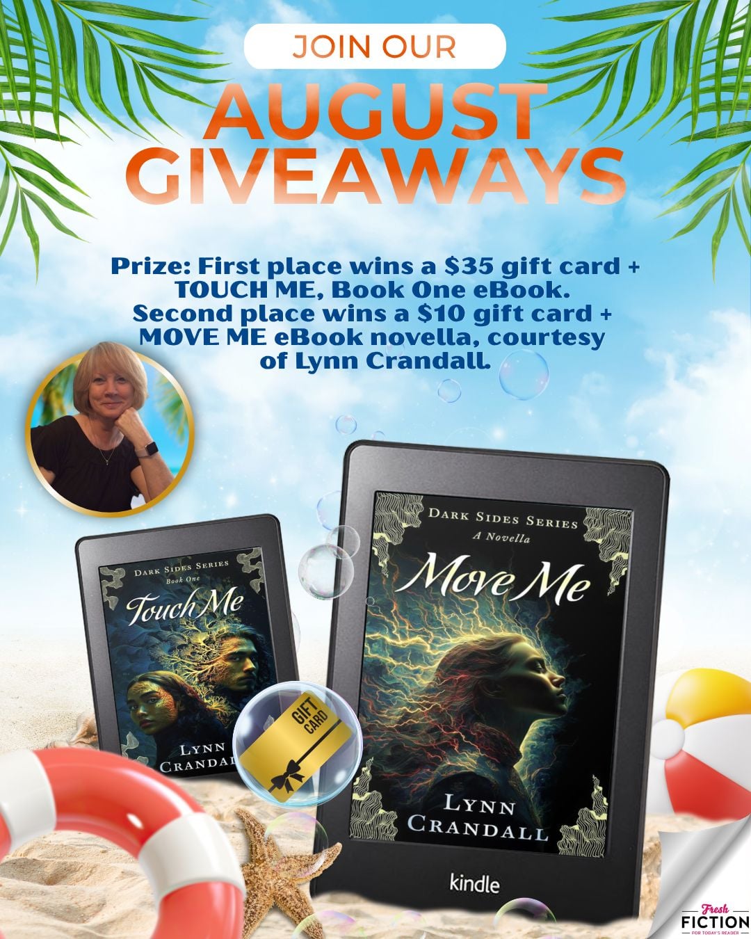 Read TOUCH ME—Win a Gift Card & FREE eBooks – Lynn Crandall