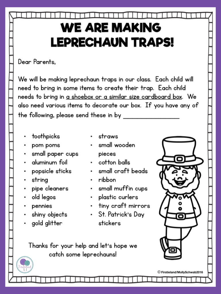 Making Leprechaun Traps With Kids