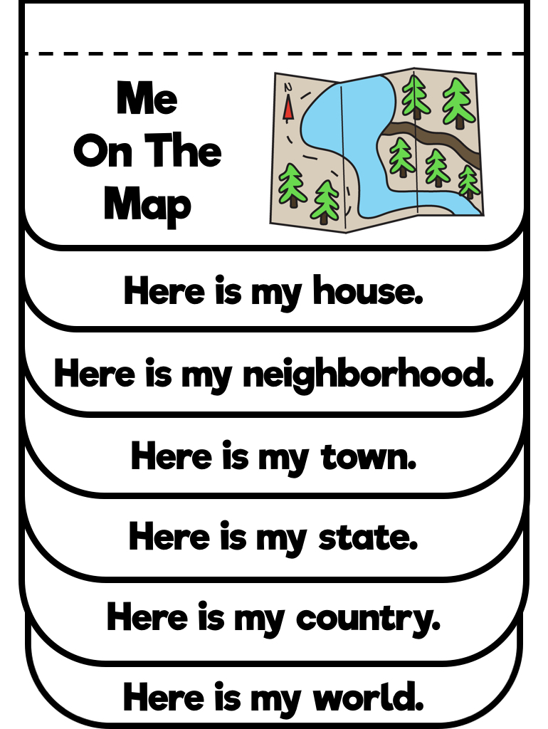 Me On The Map Worksheets