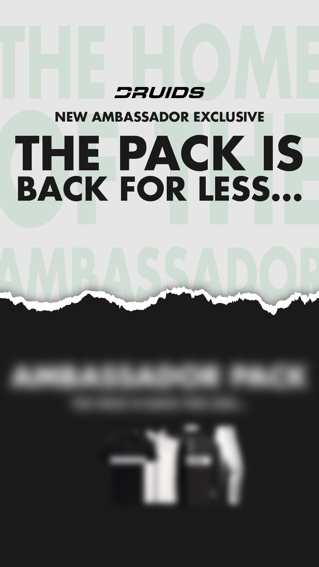 🔒 UNLOCK THE AMBASSADOR PACK FOR LESS 🔓 Druids Golf