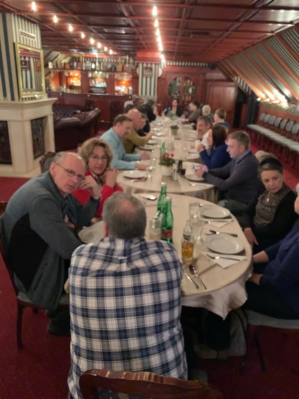 Dinner with the European Directors in Hungary